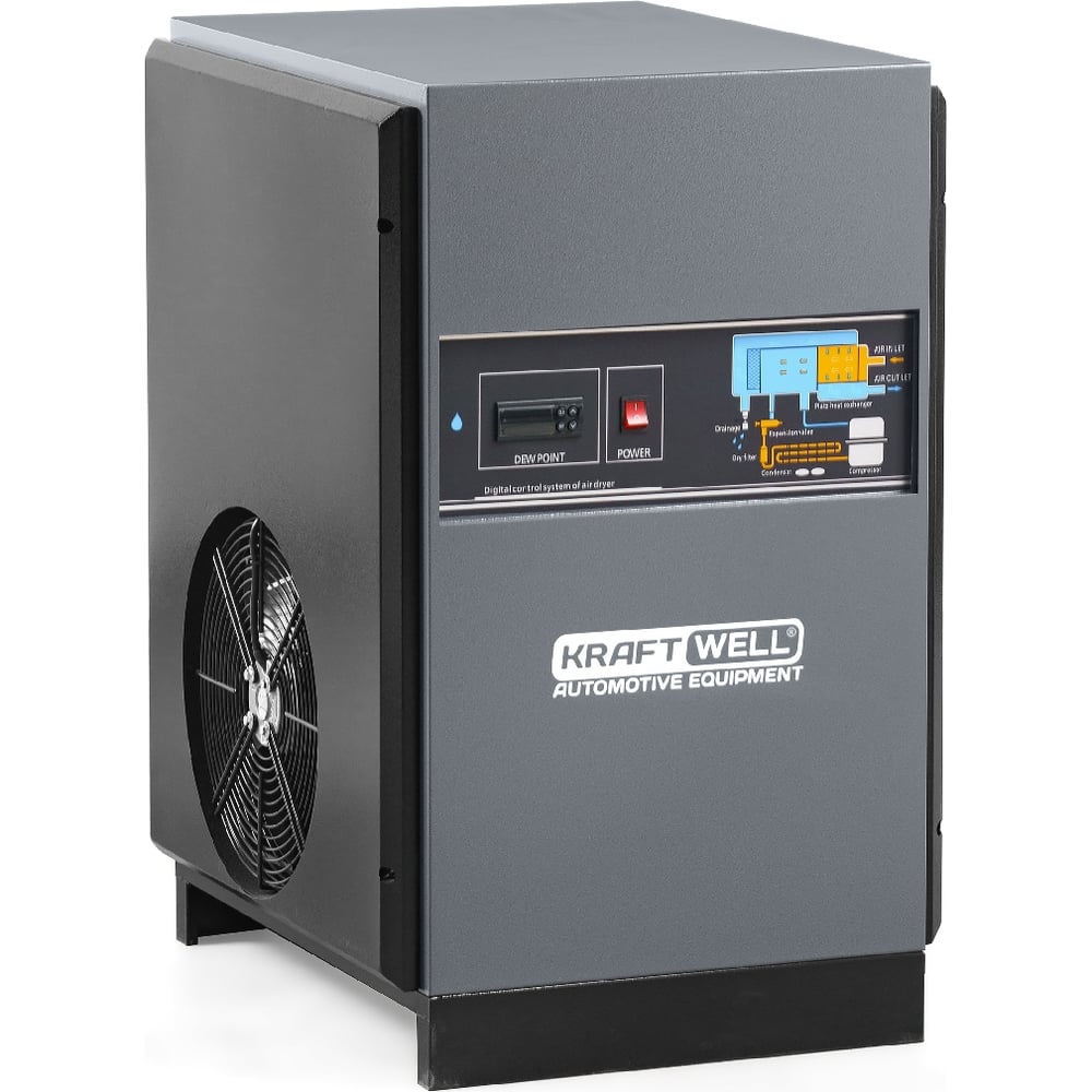 Изображение товара Осушитель рефрижераторный KraftWell 3600 м3/мин, 16 бар, 0,7 кВт SICATTO 30