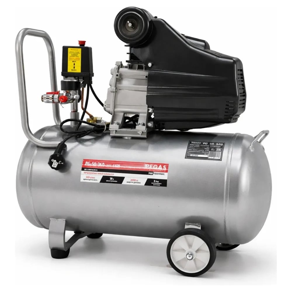 Изображение товара Поршневой масляный компрессор Pegas pneumatic Professional 50-340 6625