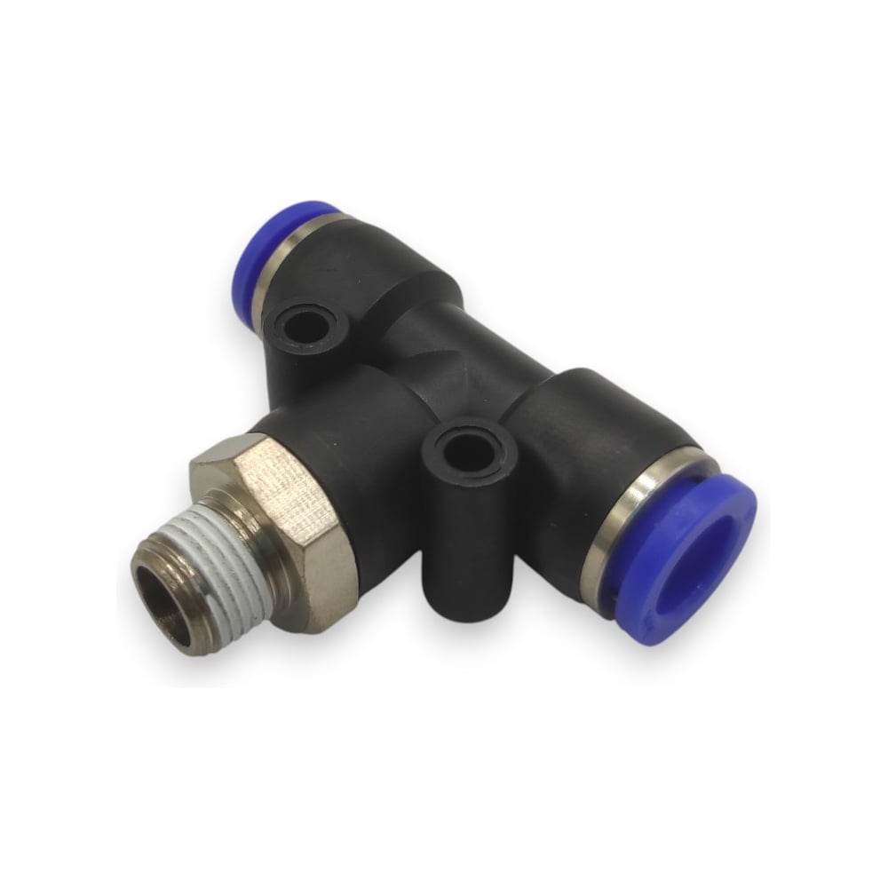 Изображение товара Фитинг Тройник Контактная Механика KZPB08-01P 1/8М-8 мм