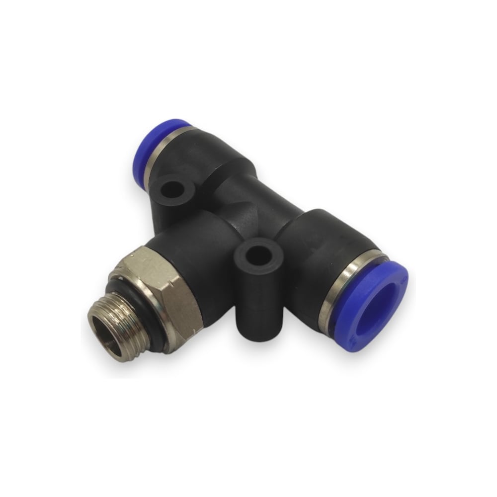 Изображение товара Фитинг-тройник Контактная Механика G1/8 8мм KZPB08-01G Изображение товара Фитинг-тройник Контактная Механика G1/8 8мм KZPB08-01G