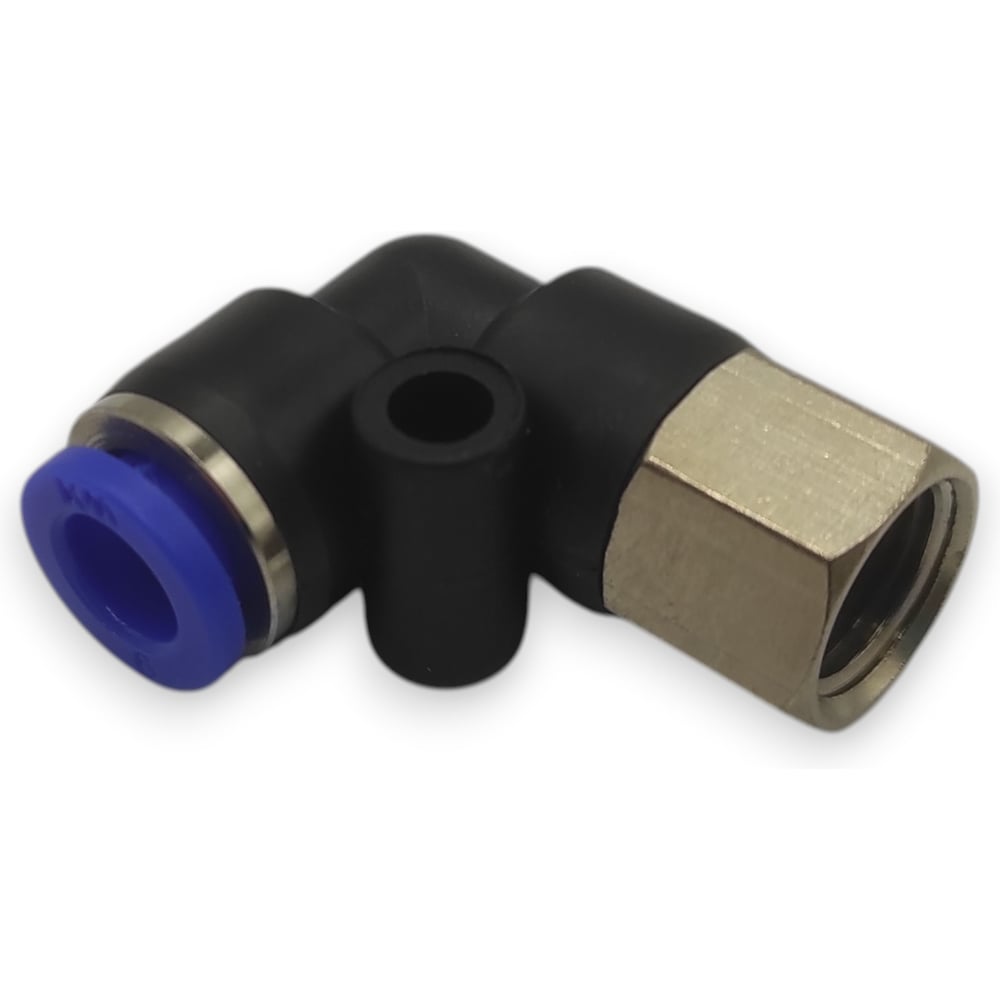 Изображение товара Фитинг цанговый угловой Контактная Механика G1/8, трубка 6мм KZPLF06-01G