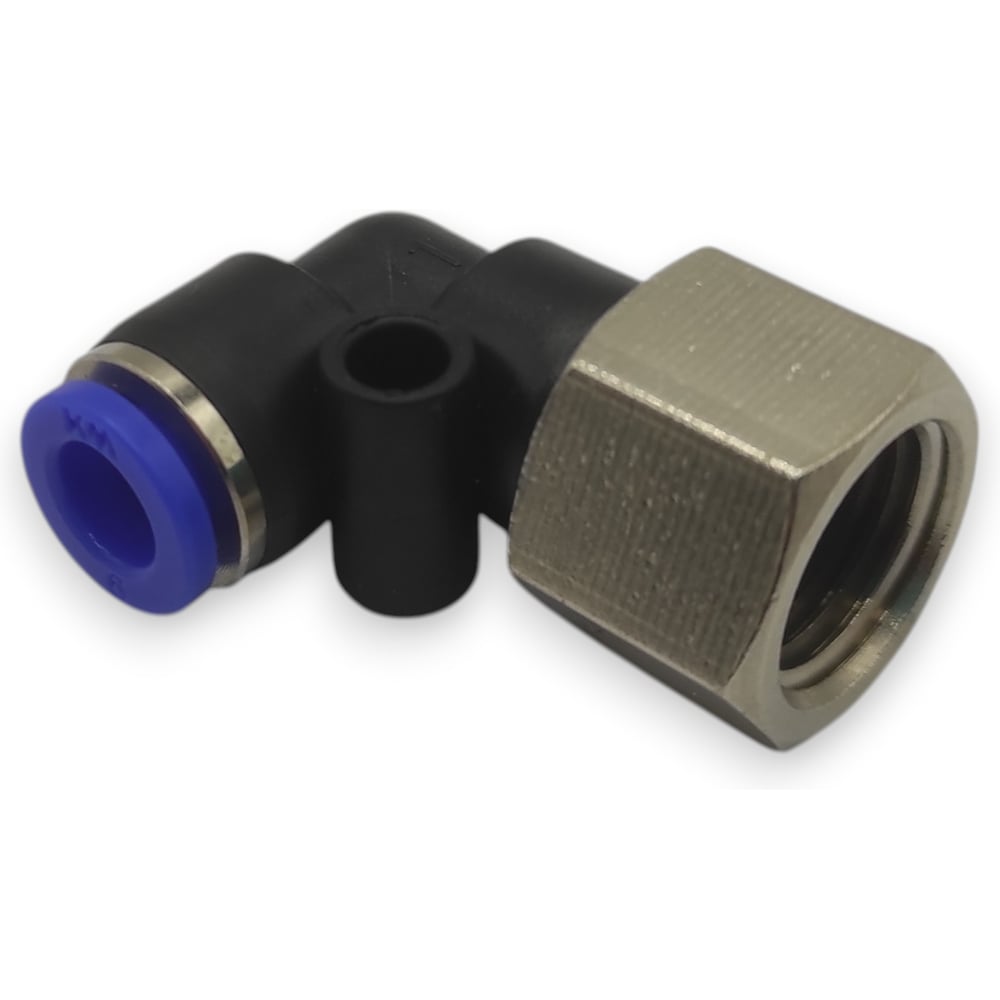 Изображение товара Фитинг цанговый угловой Контактная Механика G1/4, трубка 6мм KZPLF06-02G