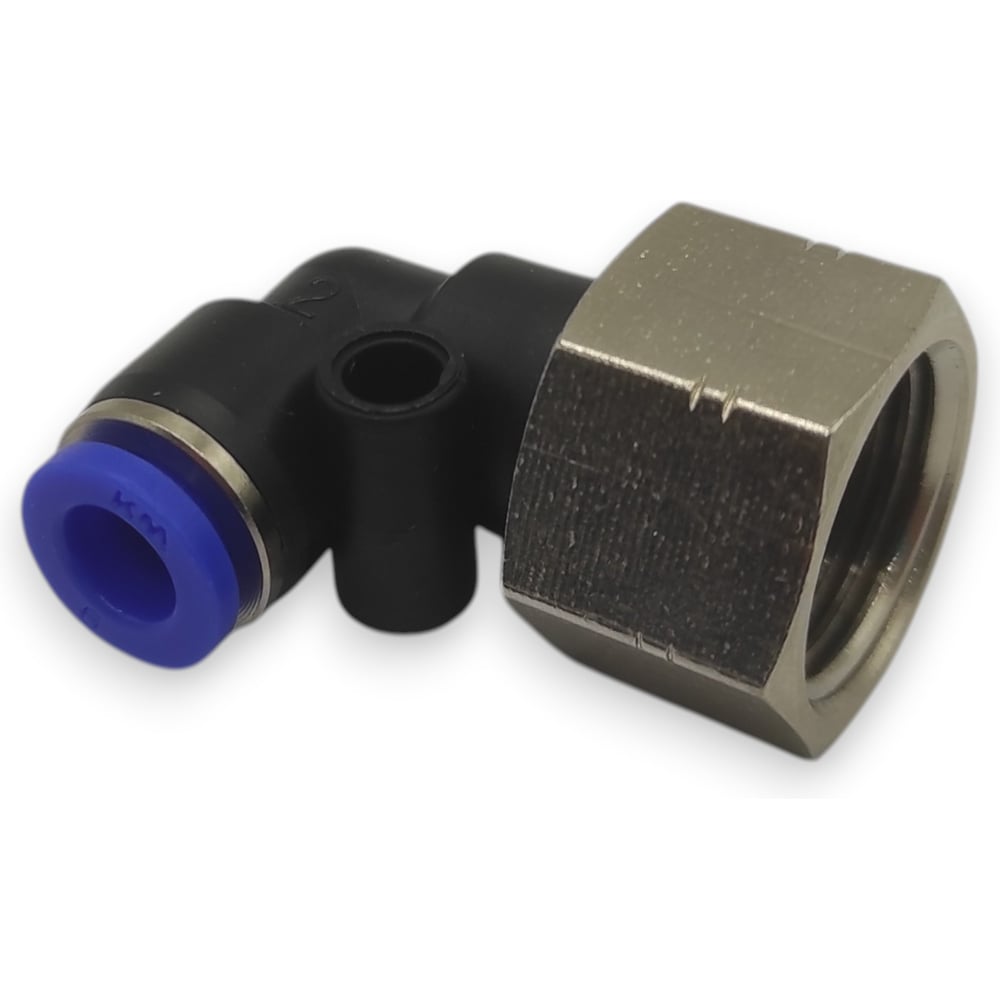 Изображение товара Фитинг цанговый угловой Контактная Механика 3/8, трубка 6мм KZPLF06-03P