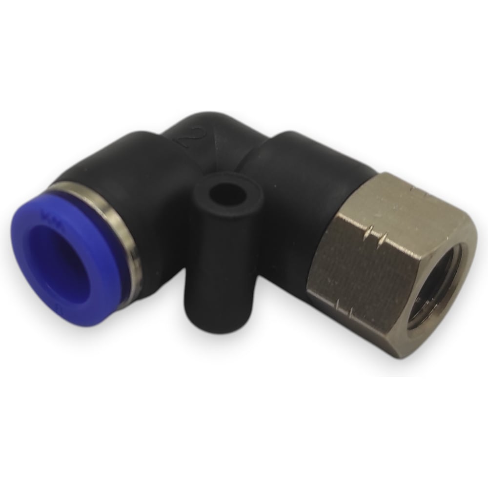 Изображение товара Фитинг цанговый угловой Контактная Механика G1/4, трубка 8мм KZPLF08-02G