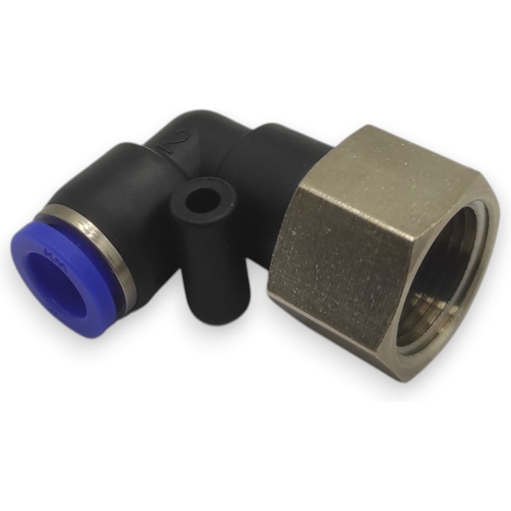 Изображение товара Фитинг цанговый угловой Контактная Механика G3/8, трубка 8мм KZPLF08-03G