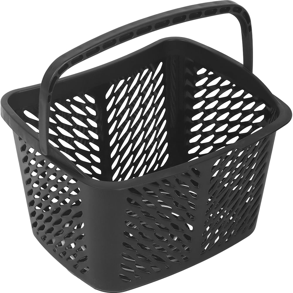 Изображение товара Покупательская корзина Reklime B20C.ECO.Черная, ручка черная БП-00005195 Изображение товара Покупательская корзина Reklime B20C.ECO.Черная, ручка черная БП-00005195