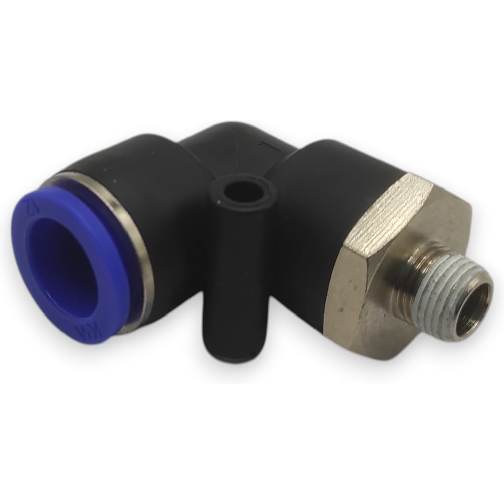 Изображение товара Фитинг цанговый угловой Контактная Механика 1/8, трубка 10мм KZPL10-01P Изображение товара Фитинг цанговый угловой Контактная Механика 1/8, трубка 10мм KZPL10-01P