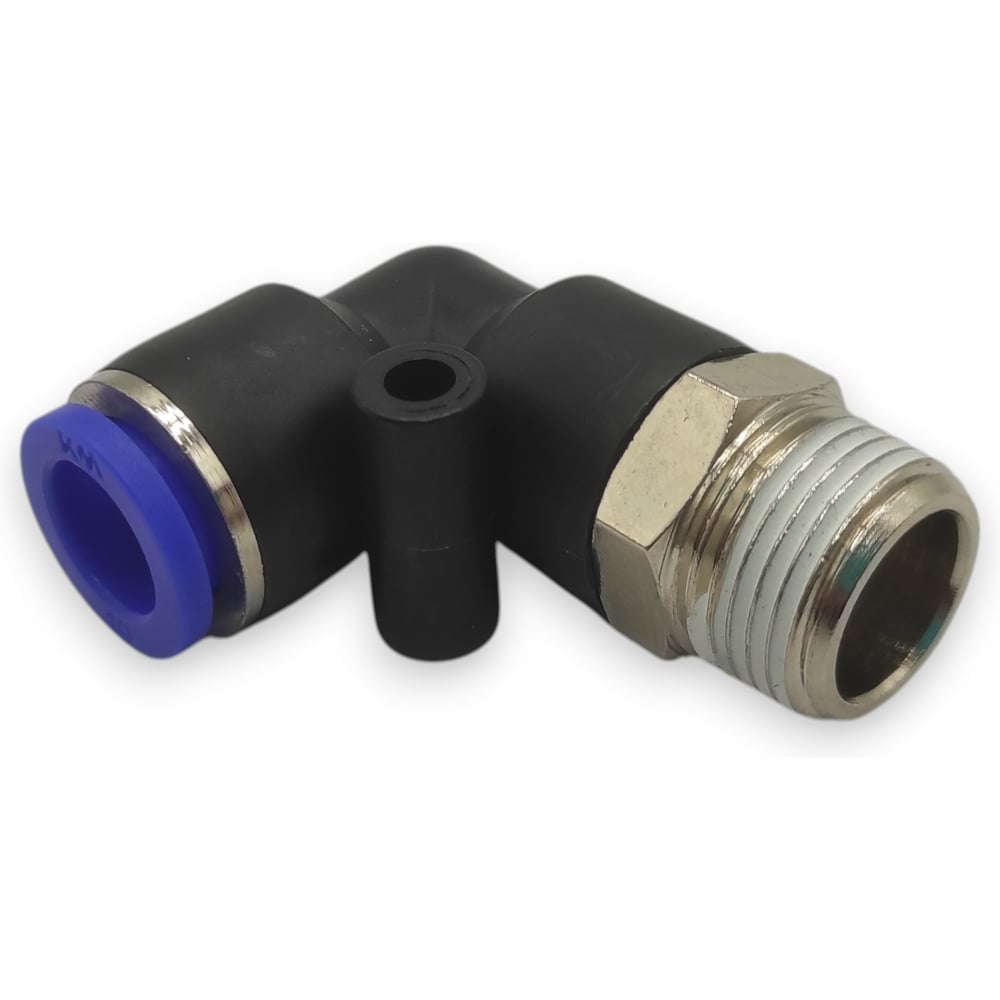 Изображение товара Фитинг цанговый угловой Контактная Механика 3/8, трубка 10мм KZPL10-03P