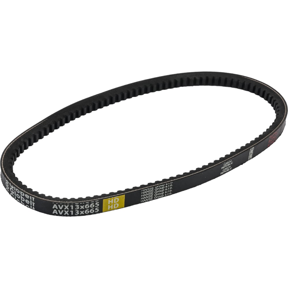 Изображение товара Зубчатый ремень Globelt AVX13x665 HD для надежной работы механизмов