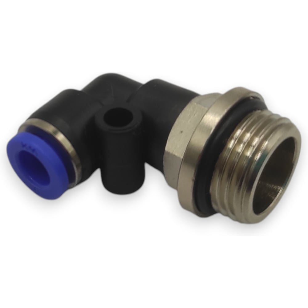 Изображение товара Фитинг цанговый угловой G3/8 6 мм KZPL06-03G Изображение товара Фитинг цанговый угловой G3/8 6 мм KZPL06-03G