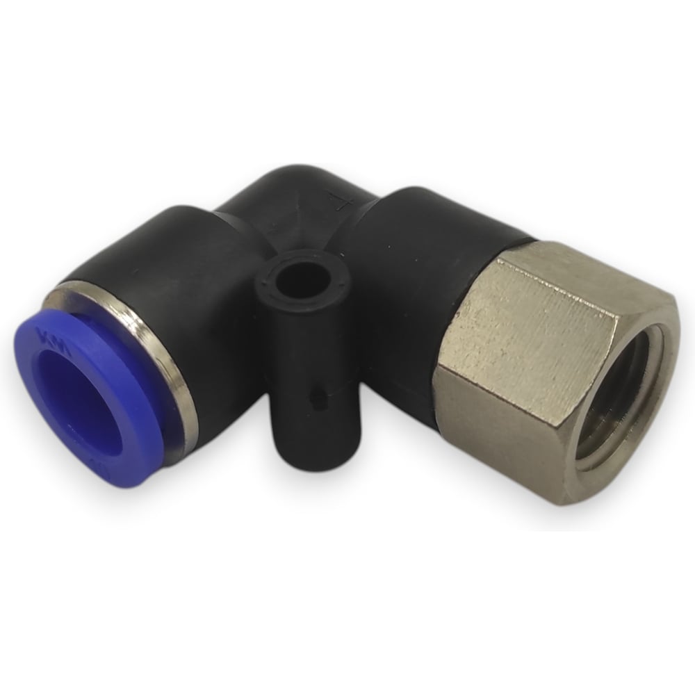 Изображение товара Фитинг цанговый угловой G1/4 KZPLF10-02G Изображение товара Фитинг цанговый угловой G1/4 KZPLF10-02G