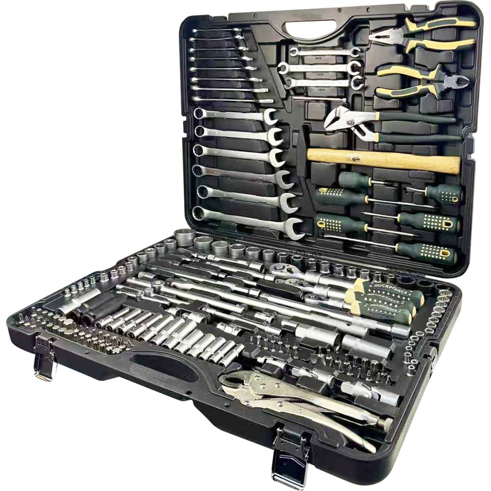 Изображение товара Набор инструментов Rockforce RF LIGHT-41802-5L(66662) 180 предметов 1/4, 3/8, 1/2 (6гр.)