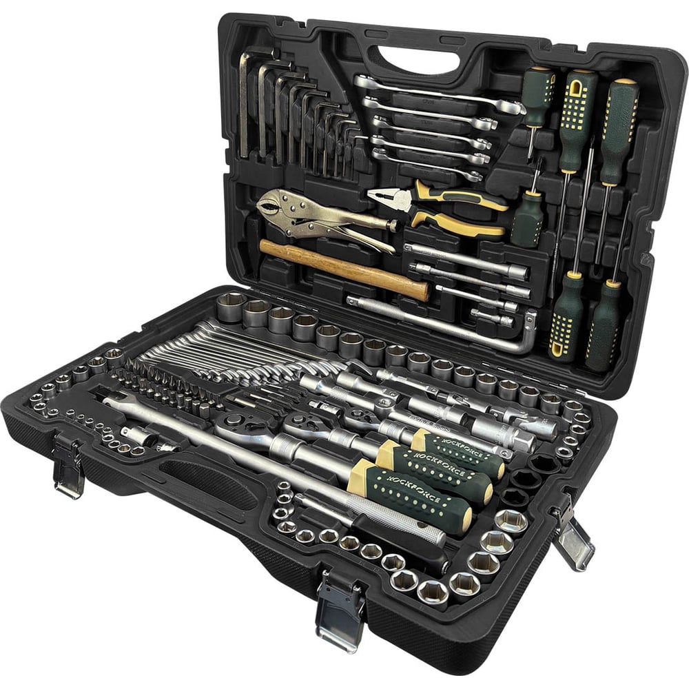 Изображение товара Набор инструментов Rockforce RF LIGHT-41421-5L 142+4 предмета; 1/4, 3/8, 1/2 дюйма