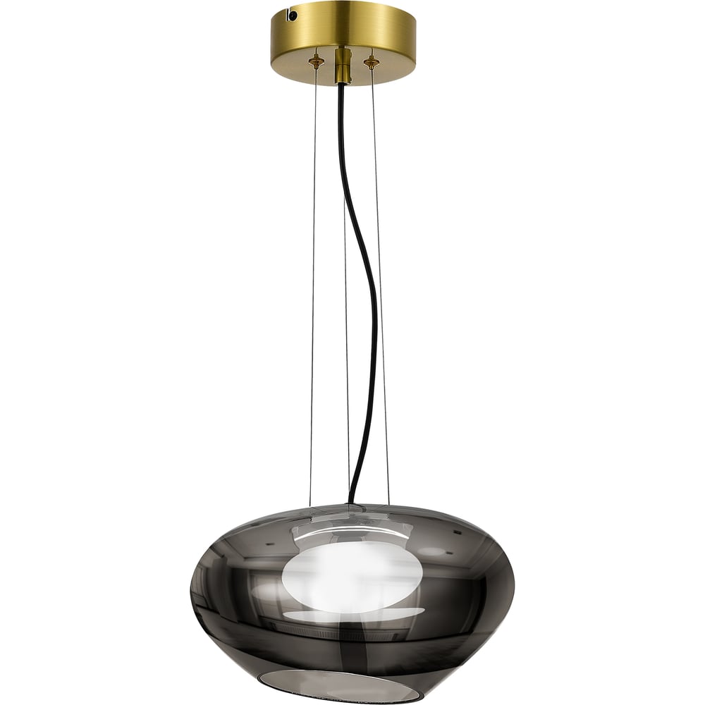 Изображение товара Светильник подвесной ST-Luce Латунь/Дымчатый, Белый LED 1х10W 3000K ST luce SL6019.303.01