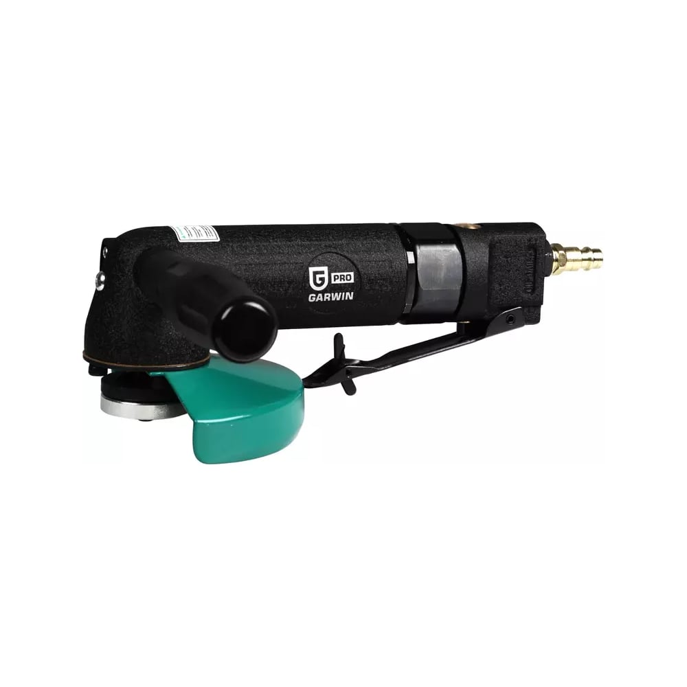 Изображение товара Пневматическая углошлифовальная машинка Garwin (УШМ) c рычажным включателем, 125 мм, 11000 об/мин, 450 Вт, профессиональная 803017-12-4 Изображение товара Пневматическая углошлифовальная машинка Garwin (УШМ) c рычажным включателем, 125 мм, 11000 об/мин, 450 Вт, профессиональная 803017-12-4