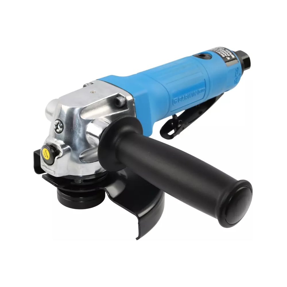 Изображение товара Пневматическая углошлифовальная машинка Garwin (УШМ) c рычажным включателем, 125 мм, 12000 об/мин., 1,4 л.с., промышленная, M14 803017-12-11