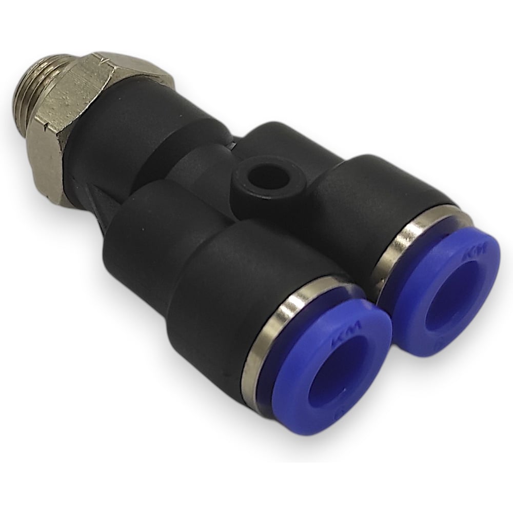 Изображение товара Тройник Контактная Механика Y-образный трубка 6мм, G1/8 KZPWT06-01G Изображение товара Тройник Контактная Механика Y-образный трубка 6мм, G1/8 KZPWT06-01G