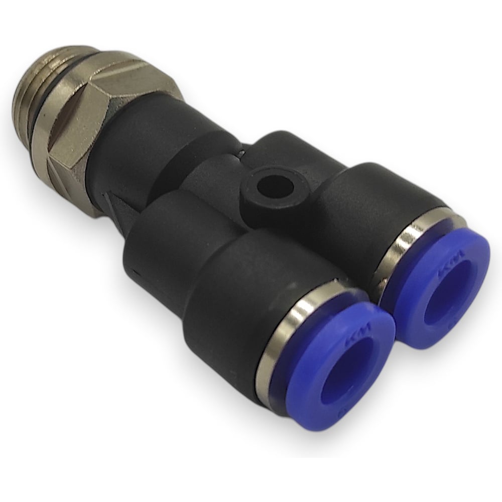 Изображение товара Тройник Контактная Механика KZPWT06-02GY-образный трубка 6мм G1/4 Изображение товара Тройник Контактная Механика KZPWT06-02GY-образный трубка 6мм G1/4