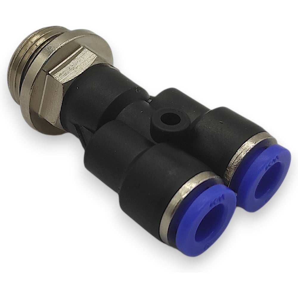 Изображение товара Тройник Контактная Механика Y-образный трубка 6мм, G3/8 KZPWT06-03G Изображение товара Тройник Контактная Механика Y-образный трубка 6мм, G3/8 KZPWT06-03G