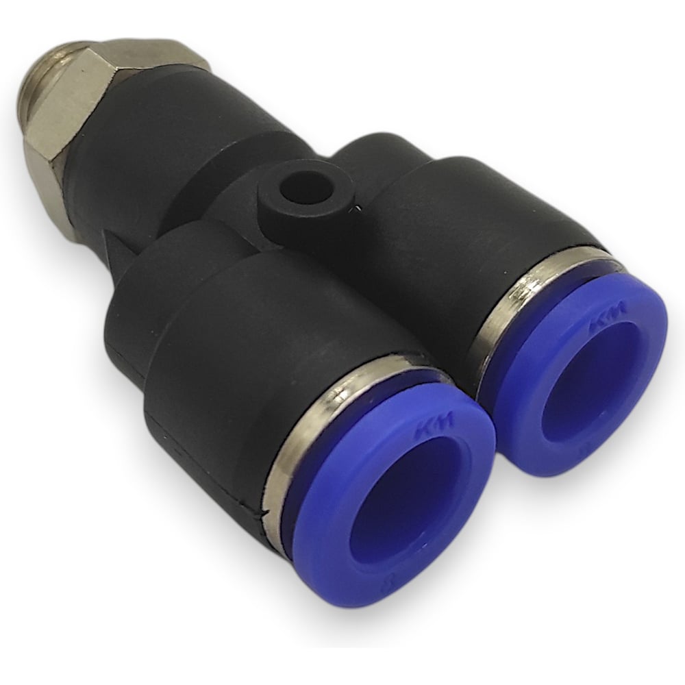 Изображение товара Тройник Контактная Механика Y-образный трубка 8мм, G1/8 KZPWT08-01G Изображение товара Тройник Контактная Механика Y-образный трубка 8мм, G1/8 KZPWT08-01G