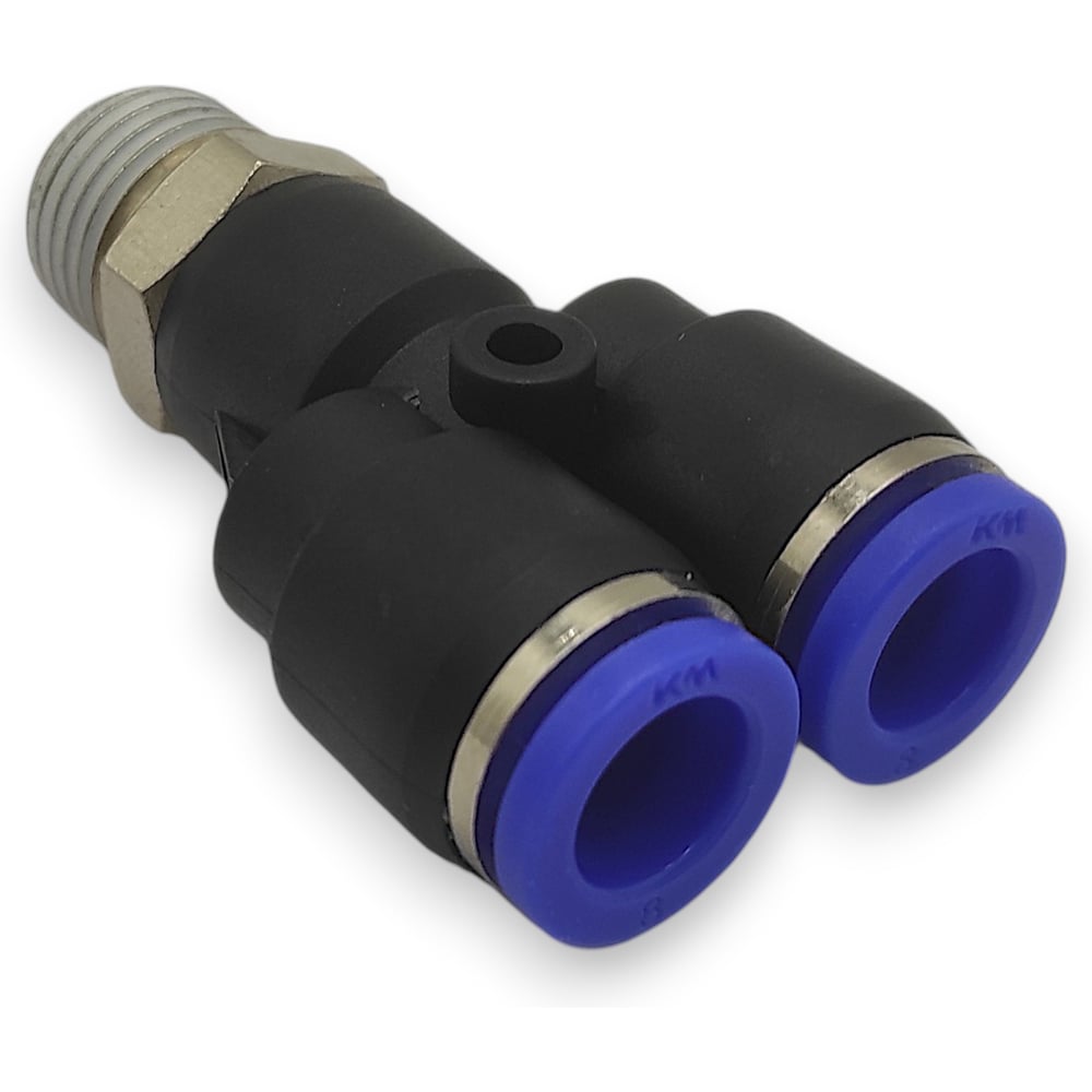 Изображение товара Тройник Контактная Механика Y-образный трубка 8мм, 1/4 KZPWT08-02P