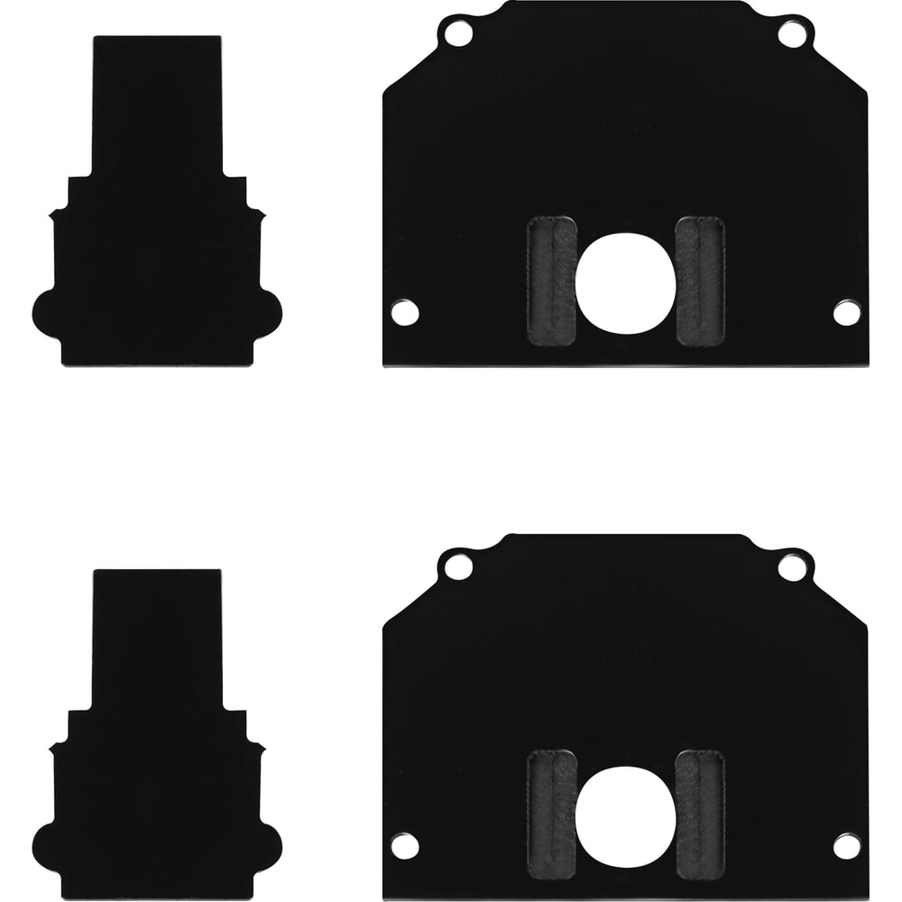Изображение товара Торцевая заглушка ST LUCE (внешняя и внутренняя 2+2шт) черный ST046.489.02