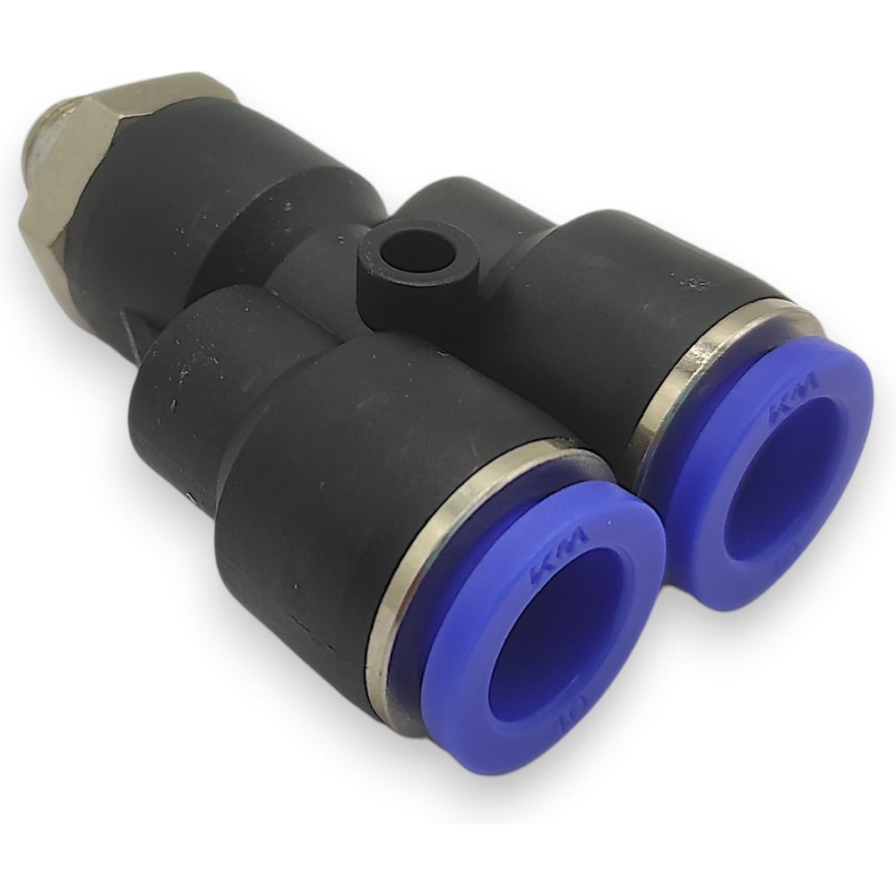 Изображение товара Тройник Контактная Механика Y-образный трубка 10мм 1/8M KZPWT10-01P Изображение товара Тройник Контактная Механика Y-образный трубка 10мм 1/8M KZPWT10-01P