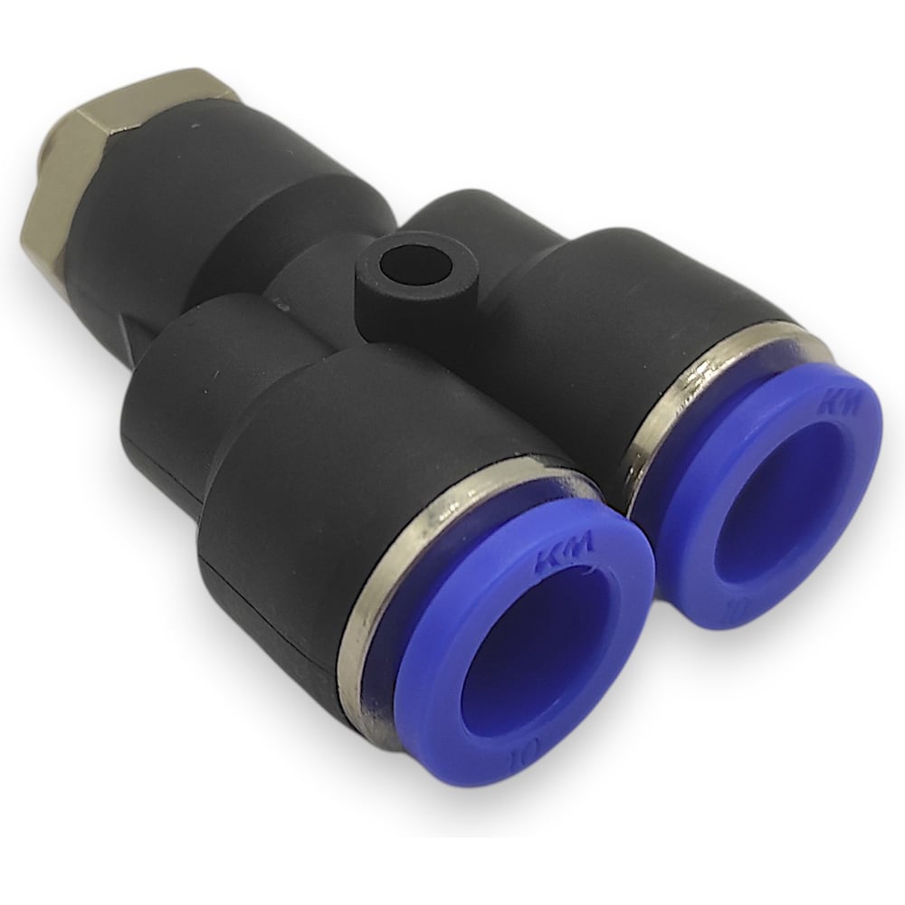 Изображение товара Тройник Контактная Механика Y-образный трубка 10мм, G1/8 KZPWT10-01G Изображение товара Тройник Контактная Механика Y-образный трубка 10мм, G1/8 KZPWT10-01G