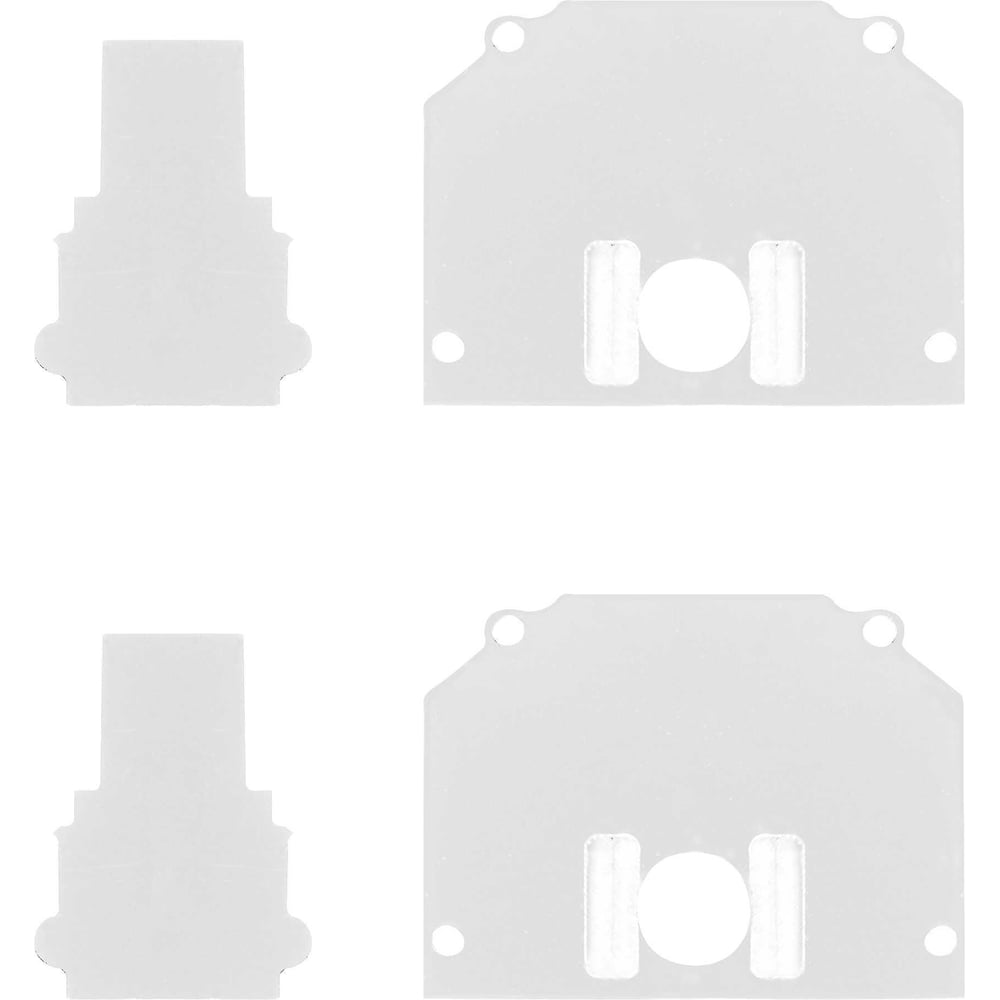 Изображение товара Торцевая заглушка ST LUCE (внешняя и внутренняя 2+2шт) белый ST046.589.02