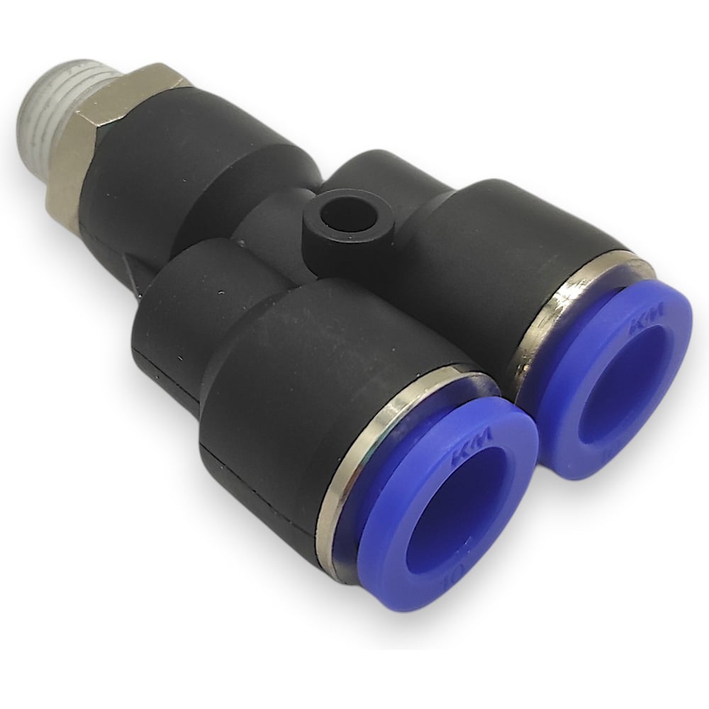 Изображение товара Тройник Контактная Механика Y-образный трубка 10мм, 1/4 KZPWT10-02P Изображение товара Тройник Контактная Механика Y-образный трубка 10мм, 1/4 KZPWT10-02P