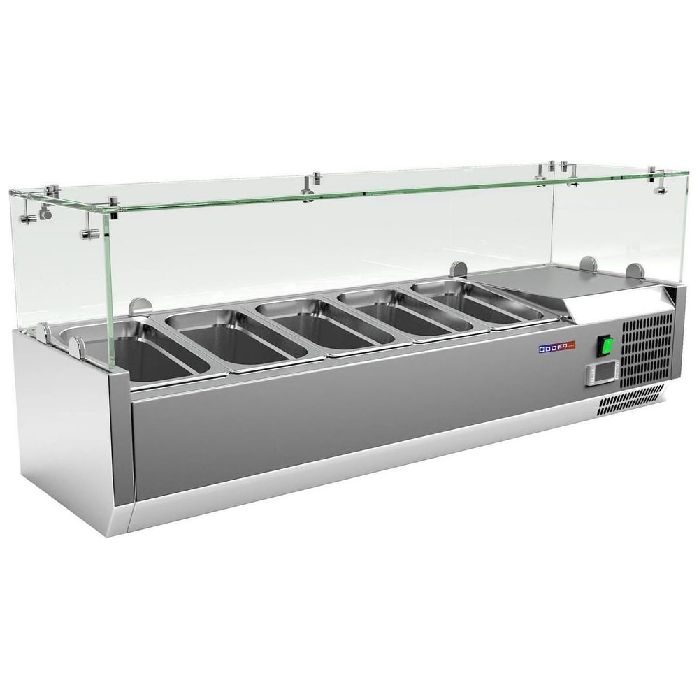 Изображение товара Холодильная витрина COOLEQ VRX 1200/330 - нержавеющая сталь, глухая крышка, 33 л Изображение товара Холодильная витрина COOLEQ VRX 1200/330 - нержавеющая сталь, глухая крышка, 33 л