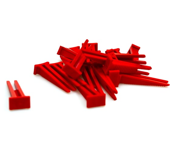 Изображение товара Клинья для выравнивания плитки INTEH AST-WD.100 полипропилен 100шт. 200067