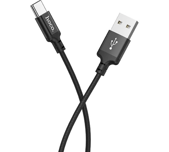 Изображение товара Кабель USB 2.0 Hoco X14, AM/Type-C M, черный, 2м 6957531062929