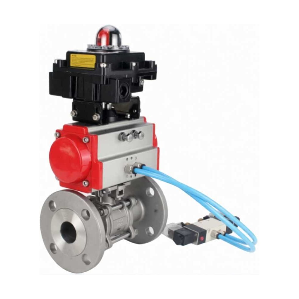 Изображение товара Кран шаровый Ду20 фланцевый PTFE, КШФПТ.304.180