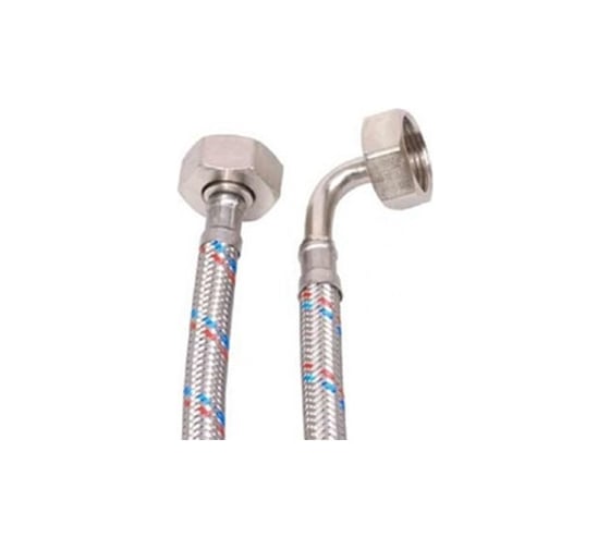 Изображение товара Подводка угловая ViEiR 3/4 120 см для стиральной машины гайка гайка BZL120 (V)