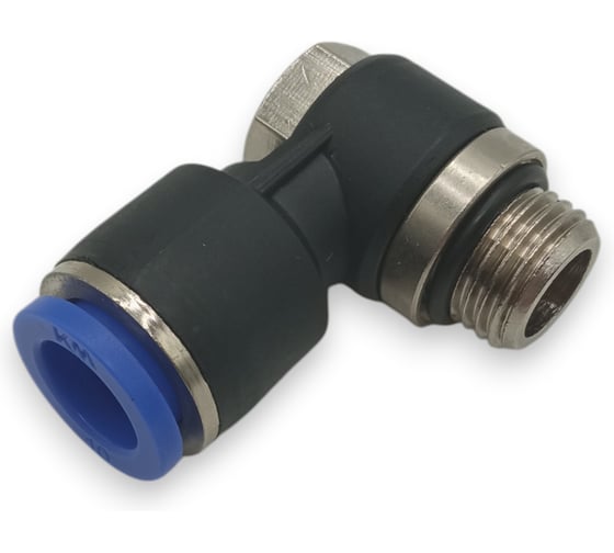 Изображение товара Фитинг угловой Контактная Механика трубка 10мм, G1/4 KZPH10-02G