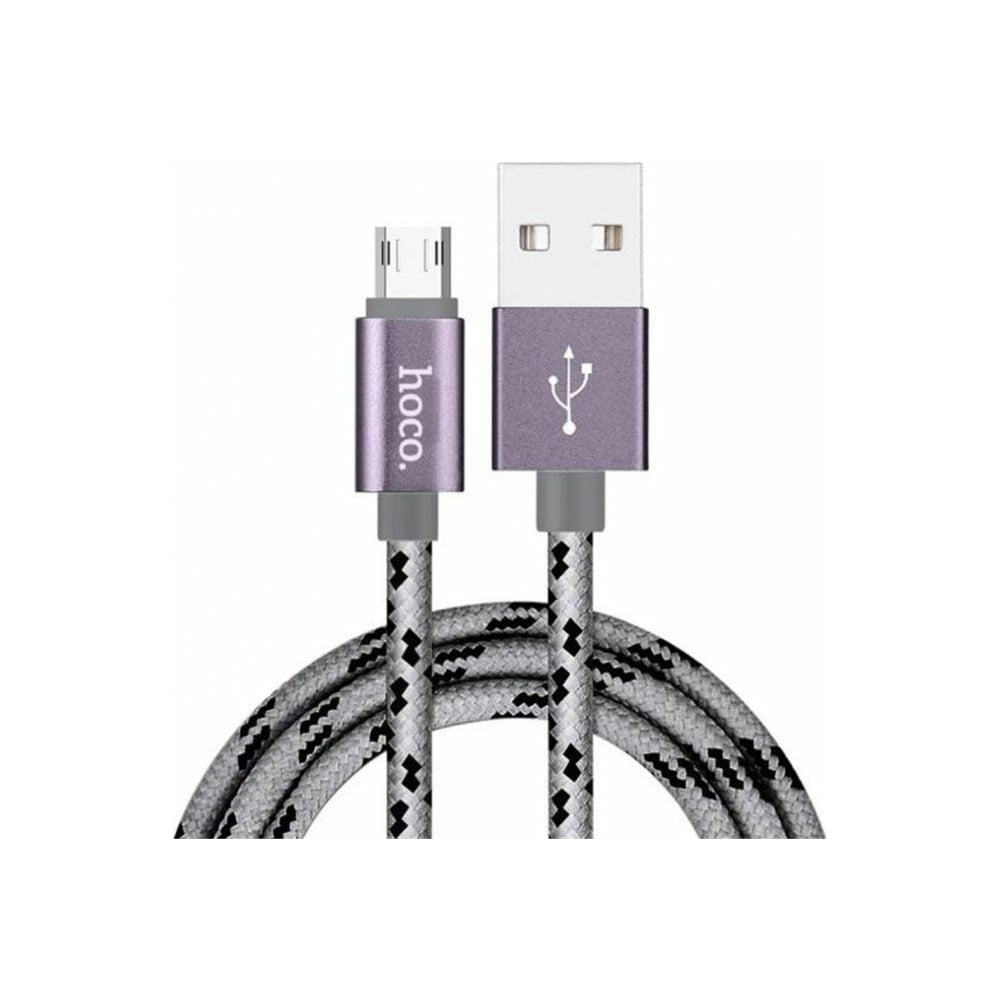 Изображение товара Кабель USB 2.0 Hoco X2 текстильная оплетка 1м Micro USB