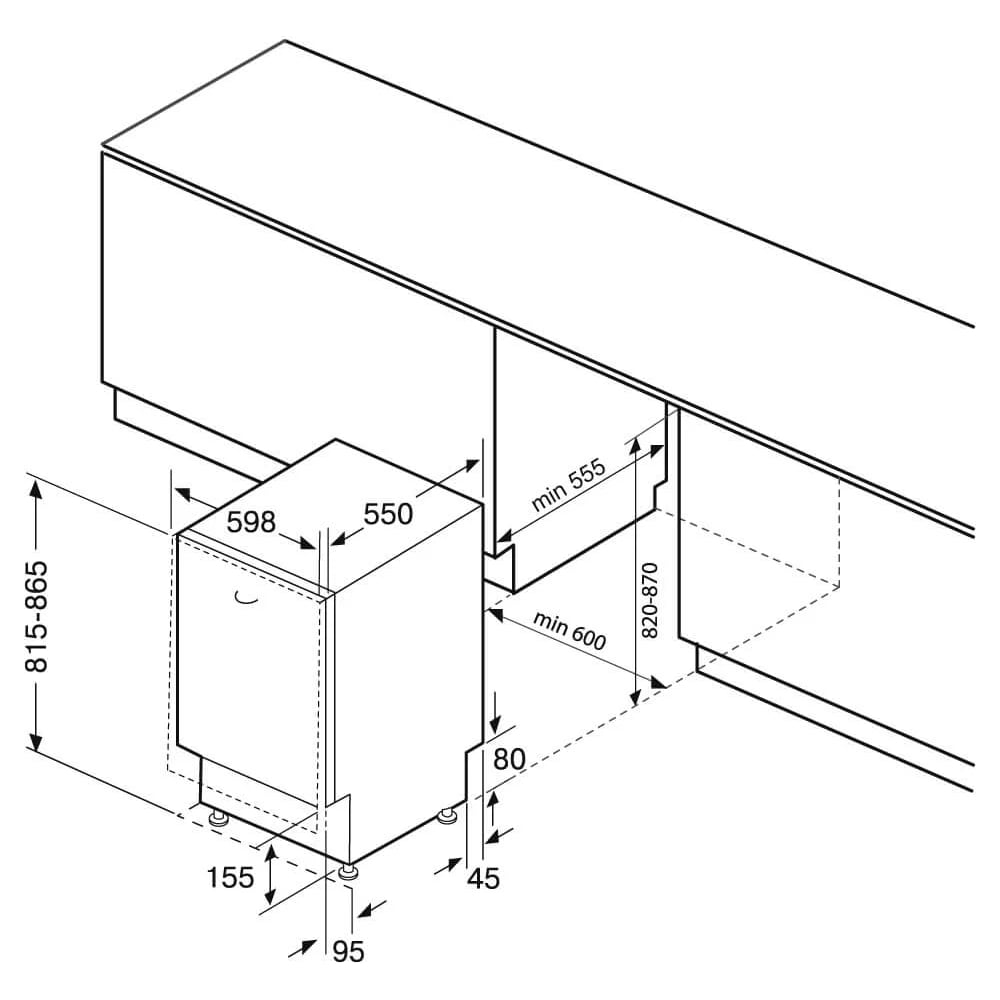 Изображение товара Полновстраиваемая посудомоечная машина KRONA KAMAYA 60 BI V2 КА-00010308