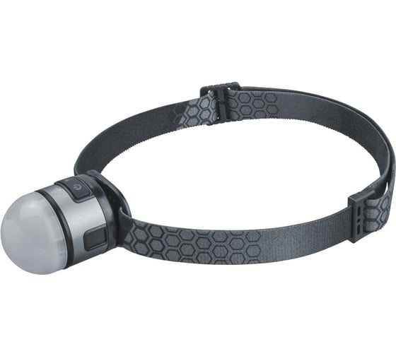 Изображение товара Фонарь Navigator 95 627 NPT-H47-ACCU налобный, 1LEDx3Вт+1COBx1Вт, 7 режимов, Li-PoL 0.8Ач 95627