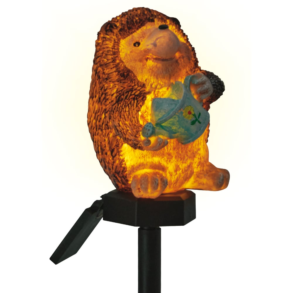 Изображение товара Садовый светильник на солнечной батарее Uniel Ёжик USL-S-836/PM410 HEDGEHOG UL-00013536