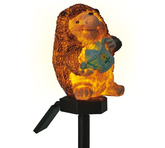 Изображение товара Садовый светильник на солнечной батарее Uniel Ёжик USL-S-836/PM410 HEDGEHOG UL-00013536