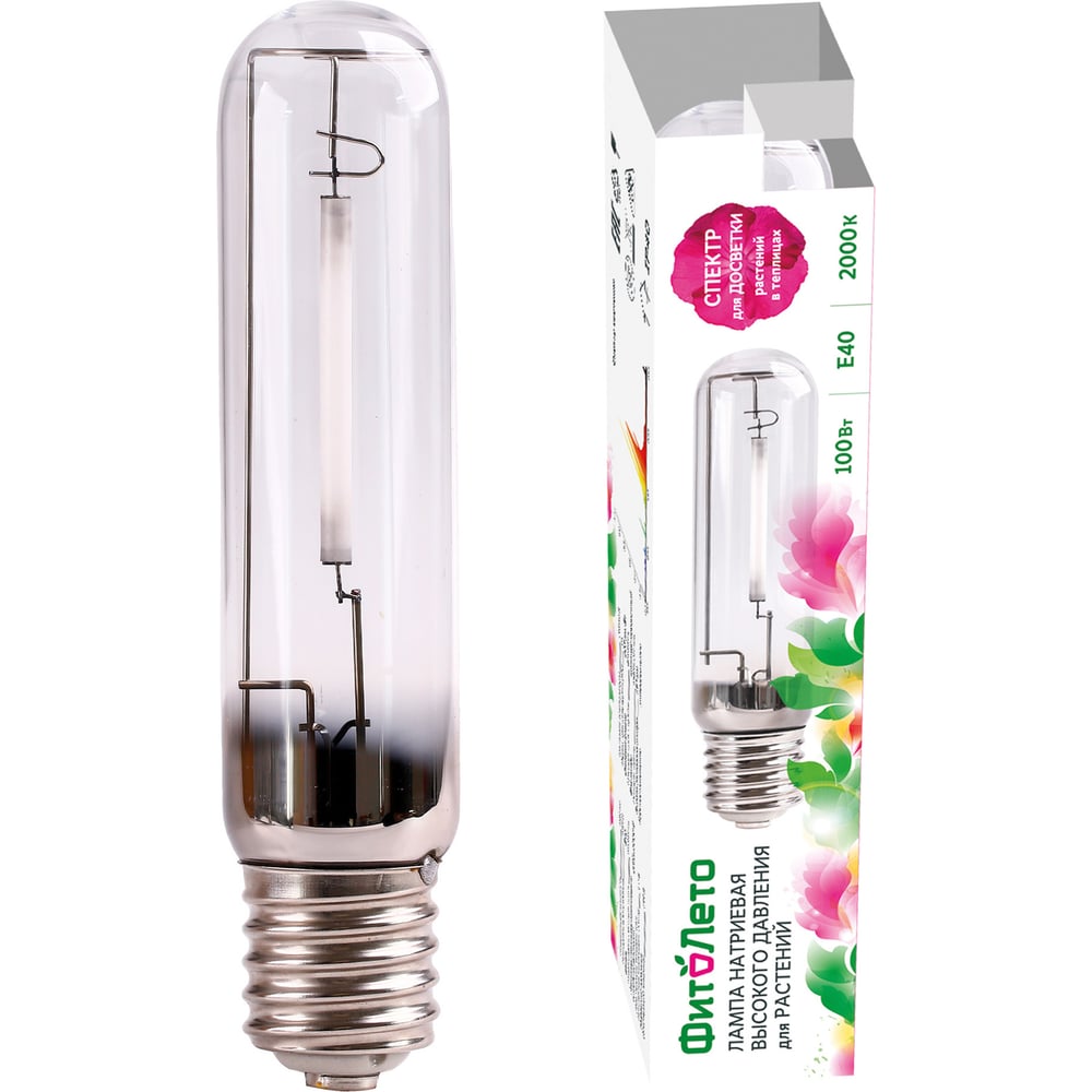 Изображение товара Лампа натриевая высокого давления для растений Uniel HSL-T48-100/2000K/E40/CL PLANT UL-00011197 Изображение товара Лампа натриевая высокого давления для растений Uniel HSL-T48-100/2000K/E40/CL PLANT UL-00011197