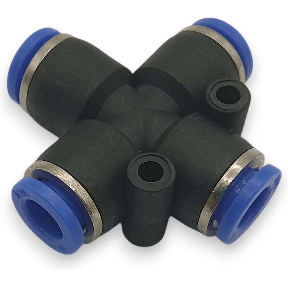 Изображение товара Фитинг четверик Контактная Механика трубка 6мм KZPZA06 Изображение товара Фитинг четверик Контактная Механика трубка 6мм KZPZA06