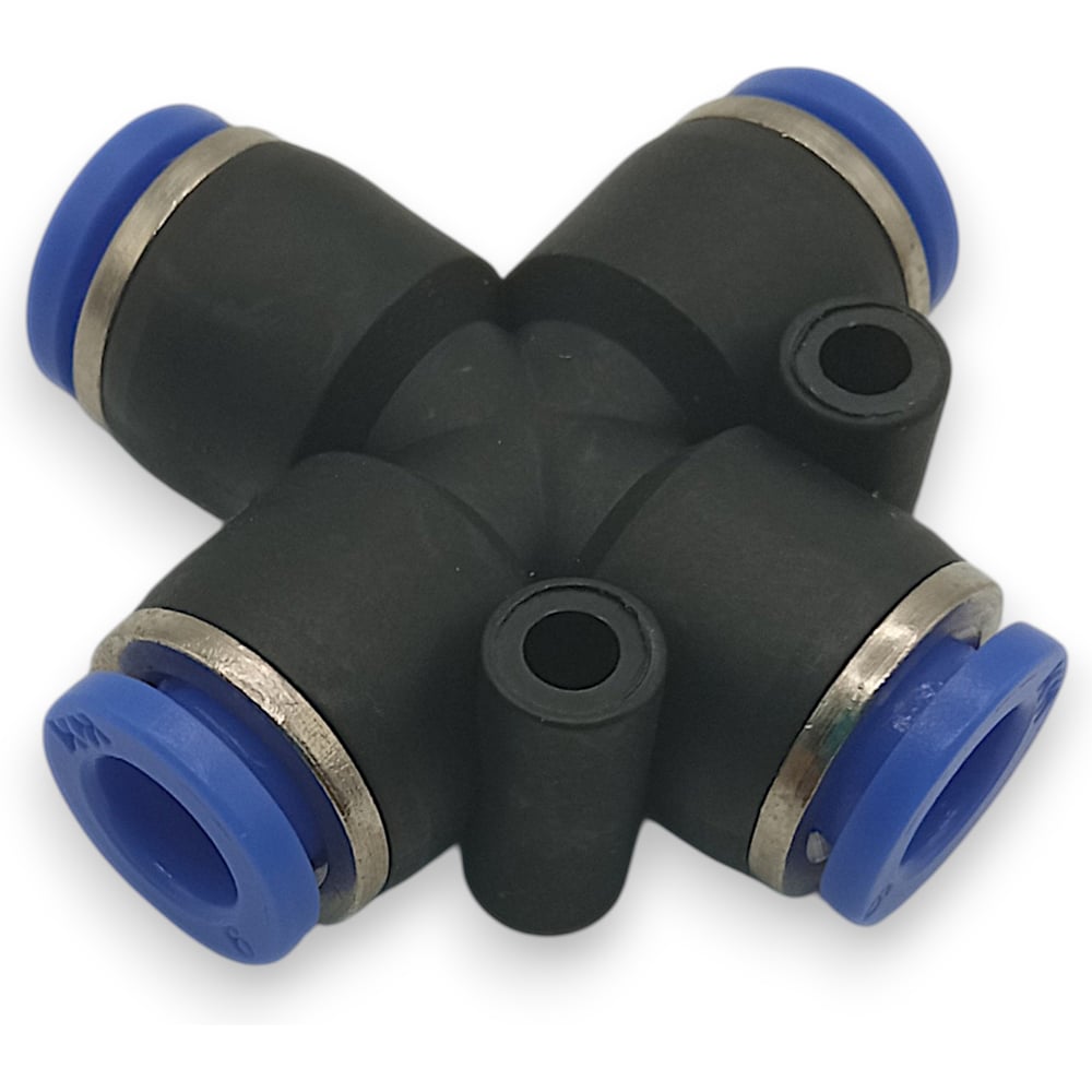 Изображение товара Фитинг четверик Контактная Механика трубка 12мм KZPZA12