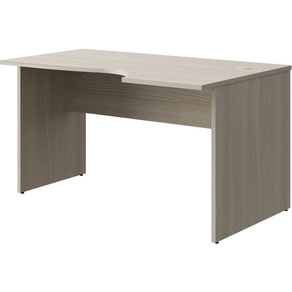 Изображение товара Стол эргономичный правый Альянс мебель АЛЬТЕРНАТИВА 1400х900/730х760 А-200 Пр Ясень шимо светлый