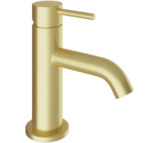 Изображение товара Смеситель для раковины AQUEDUTO CANO S шлифованное золото CAN0150