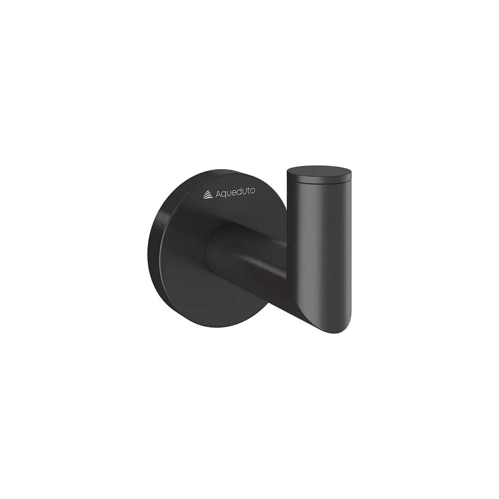 Изображение товара Крючок AQUEDUTO PONTO PON0145 из латунной стали, черный, 1 крючок