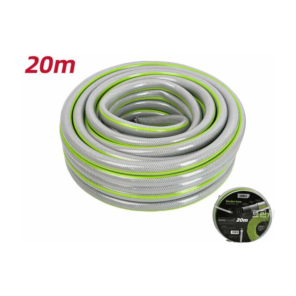 Изображение товара Шланг поливочный армированный DELI 3/4 DL8072B-20 (20 метров, 30 Бар) 229853