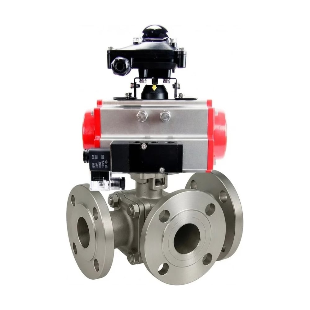 Изображение товара Кран шаровой Нержавеющая сталь DN80 PN16 Фланцевый полнопроходной