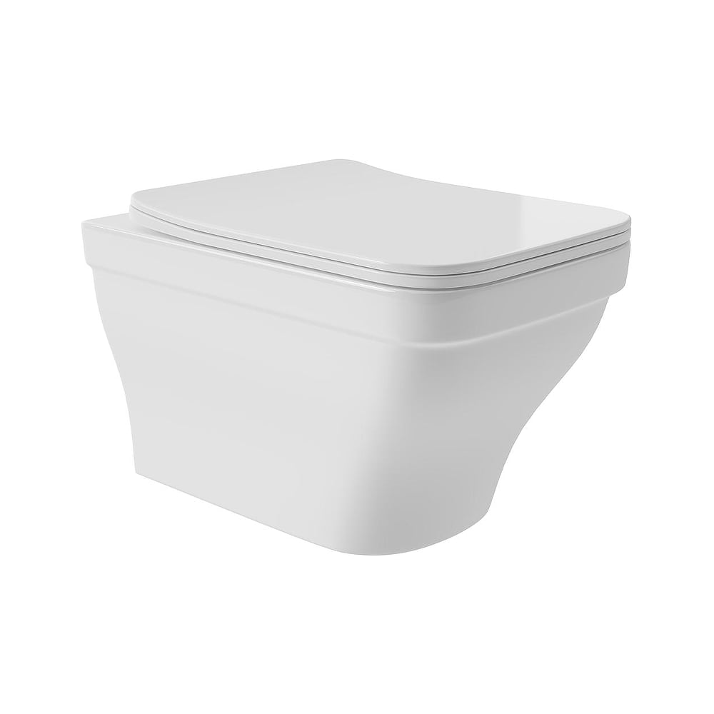 Изображение товара Подвесной унитаз AQUEDUTO ESTETA Каскадный слив 365x520 мм безободковый Изображение товара Подвесной унитаз AQUEDUTO ESTETA Каскадный слив 365x520 мм безободковый